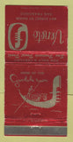 Matchbook Cover - Veneto Restaurant Italian San Francisco CA 30 Strike