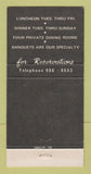 Matchbook Cover - Veneto Restaurant Italian San Francisco CA 30 Strike
