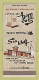 Matchbook Cover - Sea Wolf Restaurant Oakland CA 30 Strike