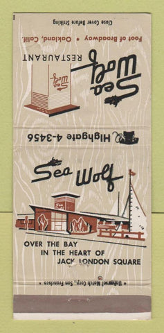 Matchbook Cover - Sea Wolf Restaurant Oakland CA 30 Strike