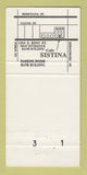Matchbook Cover - Cafe Sistina Italian Honolulu Hawaii 30 Strike