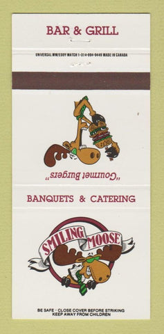 Matchbook Cover Smiling Moose Brew Pub Greeley Colorado Minneapolis MN 30 Strike