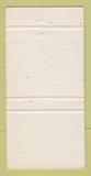 Matchbook Cover - Taormina Palace Restaurant Burnaby BC 30 Strike
