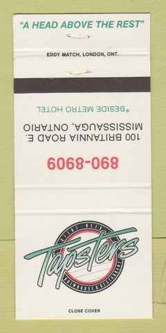 Matchbook Cover - Tapsters Brew House Mississauga ON 30 Strike