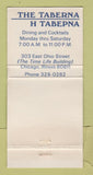 Matchbook Cover - The Taberna Restaurant Greek Chicago IL WEAR 30 Strike