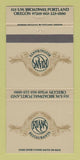 Matchbook Cover - Rian's Restaurants Portland OR 30 Strike
