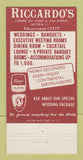 Matchbook Cover - Riccardo's Restaurant Astoria LI NY 30 Strike