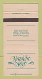 Matchbook Cover - Waterlot West Westlake Village CA 30 Strike