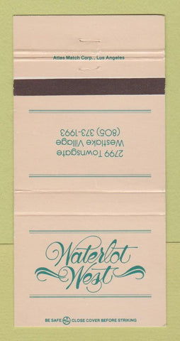 Matchbook Cover - Waterlot West Westlake Village CA 30 Strike