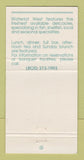 Matchbook Cover - Waterlot West Westlake Village CA 30 Strike
