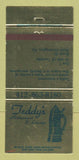 Matchbook Cover - Teddy's Restaurant North Huntingdon PA WEAR 30 Strike