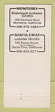 Matchbook Cover - Tee n Turf Restaurant Salinas CA 30 Strike