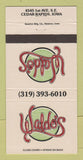 Matchbook Cover - Waldo's Restaurant Cedar Rapids IA 30 Strike