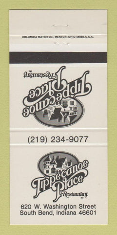 Matchbook Cover - Tippecanoe Place Restaurant South Bend IN 30 Strike