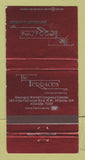 Matchbook Cover - The Terrace Restaurant Atlanta GA 30 Strike