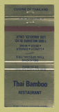 Matchbook Cover - Thai Bamboo Restaurant Los Angeles CA 30 Strike