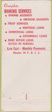 Matchbook Cover - People's Savings  and  Trust Hazleton PA 30 Strike