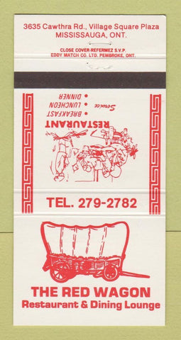 Matchbook Cover - Red Wagon Restaurant Mississauga ON 30 Strike
