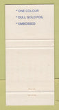 Matchbook Cover - Regina Inn Steakhouse SK? 30 Strike