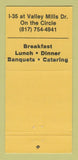 Matchbook Cover - Elite Cafe Bar Waco TX 30 Strike