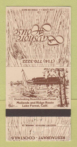Matchbook Cover - Bayshore House Restaurant Lake Forest CA 30 Strike