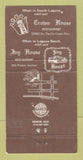 Matchbook Cover - Bayshore House Restaurant Lake Forest CA 30 Strike