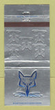 Matchbook Cover - The Blue Fox Lakewood OH 30 Strike