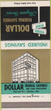 Matchbook Cover - Dollar Federal Savings Bank Hamilton OH 30 Strike
