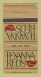 Matchbook Cover - Texanna Red's Restaurant Oklahoma City OK 30 Strike