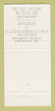 Matchbook Cover - The Red Horse Frederick MD 30 Strike