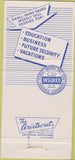 Matchbook Cover - Home Federal Savings Bank Hamilton OH 30 Strike