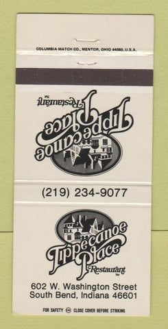 Matchbook Cover - Tippecanoe Place Restaurant South Bend IN 30 Strike