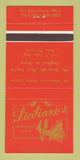 Matchbook Cover - Siciliano's Restaurant Vista CA 30 Strike