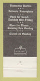 Matchbook Cover - Siciliano's Restaurant Vista CA 30 Strike