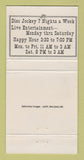 Matchbook Cover - Silver Saddle Saoon Lindenwold NJ WEAR 30 Strike