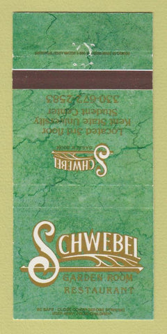 Matchbook Cover - Schwebel Restaurant Kent State University OH 30 Strike