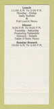 Matchbook Cover - Schwebel Restaurant Kent State University OH 30 Strike