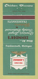 Matchbook Cover - Zehnder's Restaurant Frankenmuth MI 30 Strike