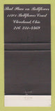 Matchbook Cover - Place on Bellflower Cleveland OH WEAR 30 Strike