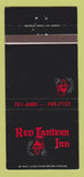 Matchbook Cover - Red Lantern Inn North Hollywood CA 30 Strike