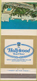 Matchbook Cover - Hollywood Beach Hotel FL 30 Strike