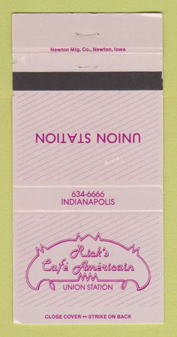 Matchbook Cover - Rick's Cafe Americain Indianapolis IN 30 Strike