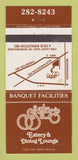 Matchbook Cover - Sister's Restaurant Scarborough ON WEAR 30 Strike