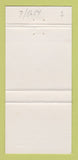 Matchbook Cover - Sister's Restaurant Scarborough ON WEAR 30 Strike