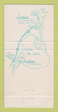 Matchbook Cover - Sindbads Restaurant St Clair Inn Detroit MI WEAR 30 Strike