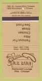 Matchbook Cover - RB Barn Ottawa ON WORN 30 Strike