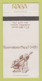 Matchbook Cover - Raga Restaurant New York City WORN 30 Strike