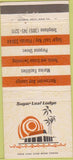 Matchbook Cover - Sugar Loaf Lodge Restaurant Sugar Loaf Key FL 30 Strike