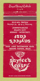 Matchbook Cover - Sayfee's East Restaurant Grand Rapids MI WEAR 30 Strike