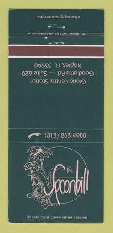 Matchbook Cover - The Spoonbill Restaurant Naples FL 30 Strike